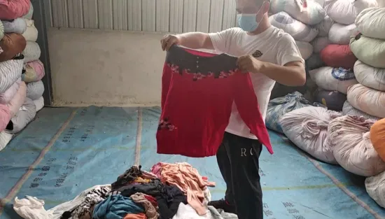 Venta al por mayor de China, ropa de suéter de segunda mano, ropa de hombre de marca mixta, prendas usadas en fardos